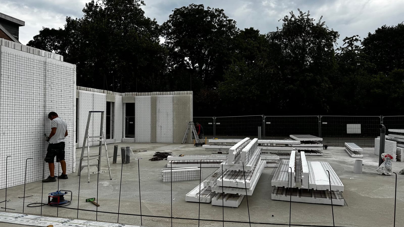 Afgewerkte gevel van Futur-ING woning